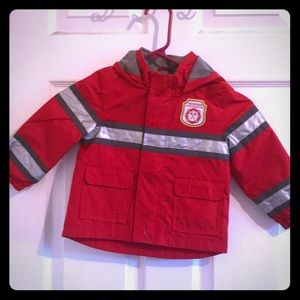 Carters firefighter rain jacket
